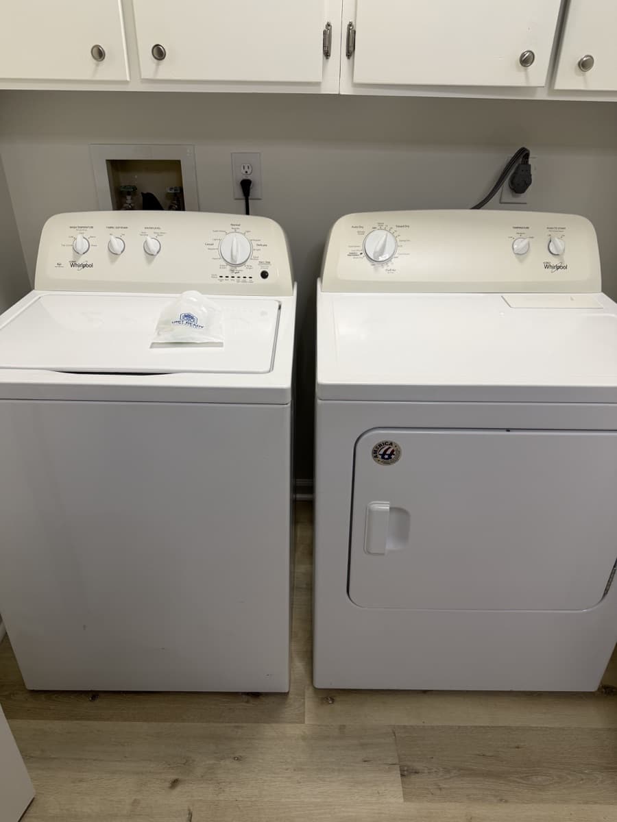 Standard Set washer and dryer for rent